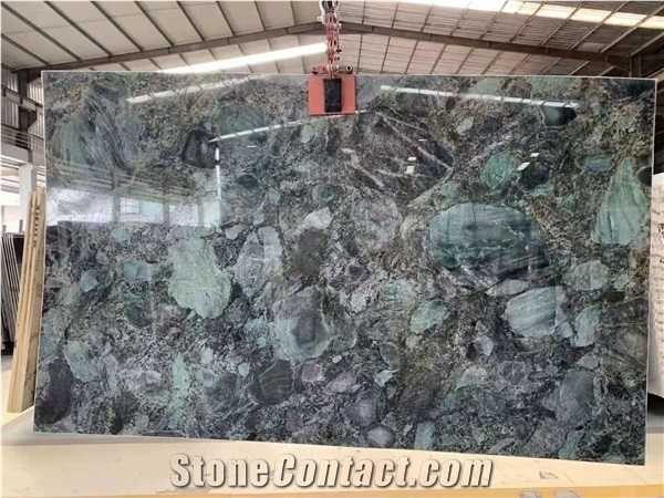 Polished Jungle Jewel Green Quartzite Slabs