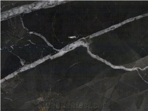 Calacatta Black Marble Slabs & Tiles