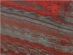 Iron Red Quartzite Slabs & Tiles