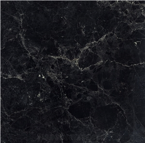 Silver Black Afyon Black Marble Slabs