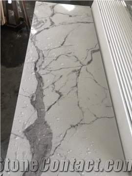 Carrara Atificial Stone Nano Bath Top,Countertop