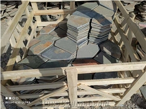 Multic Rustic Slate Tiles for Wall Floor Decorative