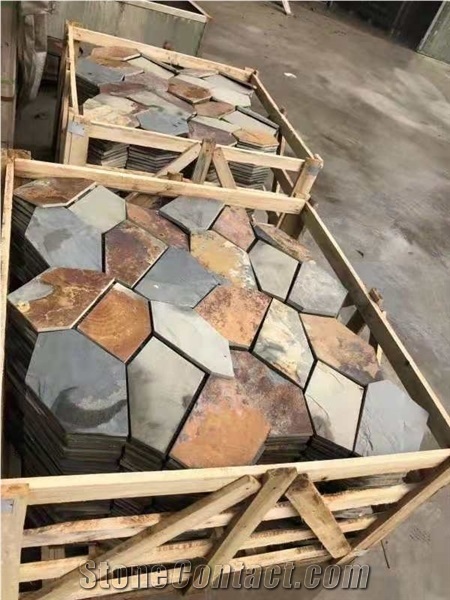 Multic Rustic Slate Tiles for Wall Floor Decorative