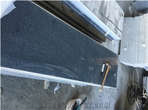 Polished G654 Sesame Black Granite for Stairs Install