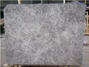 Polished Hermes Silver Grey Marble Slab Bathroom Floor Tile