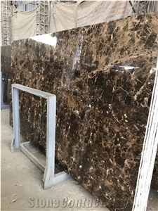 Polished Honed Spain Maron Marble for Interior Design