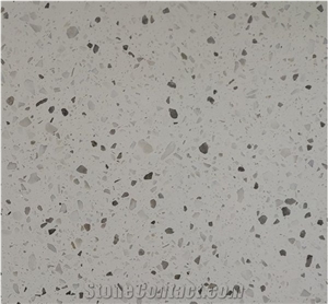 White Inorganic Stone,Terrazzo Cement Stone Flooring Tile