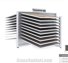 Double Side Display Rack In Tile Showroom