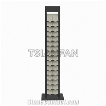 Fashionable Black Metal Quartz Showroom Racks St-21