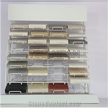 Marble Display Stand Stone Quartz Sample Display Rack St-87