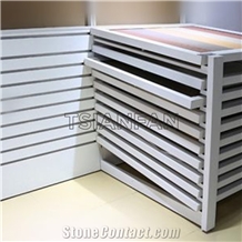 Marble Flooring Tile Sample Display Drawer Stand