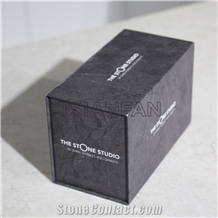 Marble Quartz Stone Tile Black Display Sample Box St-121