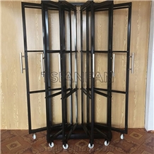 Marble Sample Rotate Display Stand for Showroom Exhibition