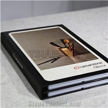Marble Stone Tile Sample Display Book Acrylic Display Box