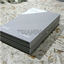 Quartz Marble Stone Sample Display Folder Stone Display