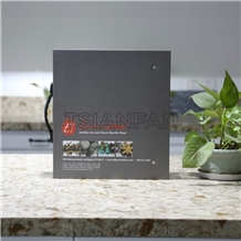 Quartz Marble Stone Sample Display Folder Stone Display