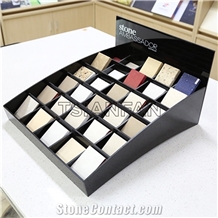 Quartz Stone Ceramic Tile Sample Display Tabletop Stand