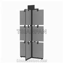 Rotate Stone Display Tower with Mdf Boards St-13-1