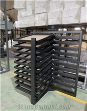 Timber Ceramic Tile Stone Sample Sliding Rack