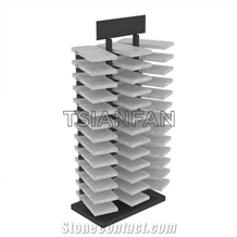 Waterfall Tile Design Metal Showroom Display Shelves