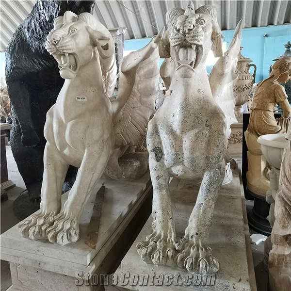Decoration Hand Made Marble Sculpture in Stone