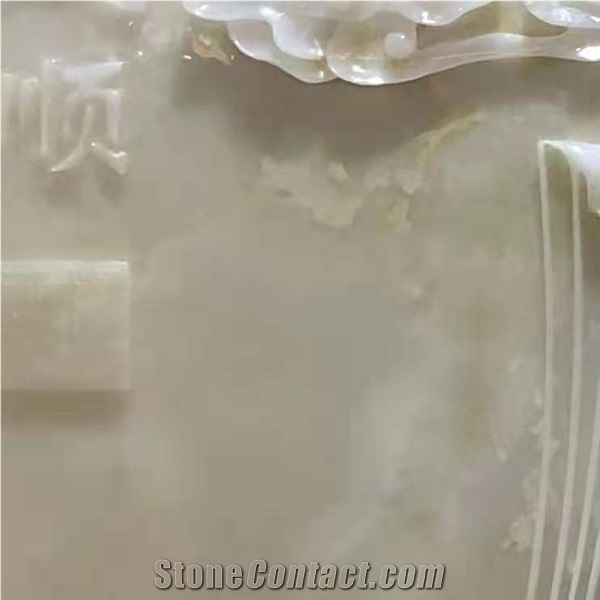 Jade Stone Relief Carving Wall Decoration 3d Wall Sculpture