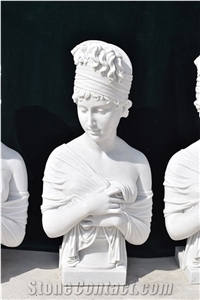 Women Marble Sculpture Custom Outdoor Statue for Garden