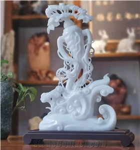 YUANDA Indoor Table Figurine Sculpture Stone Hand Works YUANDA Indoor Table Figurine Sculpture Stone Hand Works