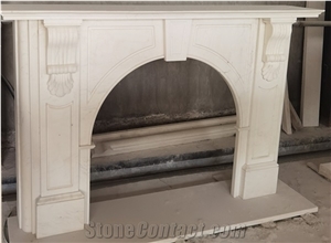 YUANDA Large Natural Stone Fireplace Mantel