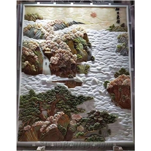 YUANDA Modern Wall High Relief Mural Sculpture Artwork