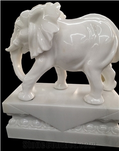 YUANDA Onyx Small Elephant Animal Sculptures