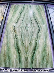 Brazil Royal Green Quartzite Polished Wall Covering Slabs