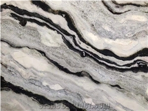 China Blue Danube Marble Polished Wall Covering Slabs