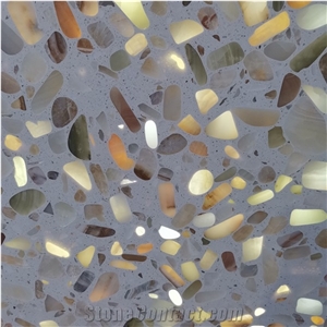 China Multicolor Terrazzo Polished Wall Slabs & Floor Tiles
