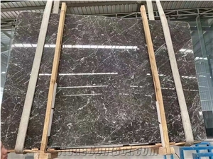 China Olive Gray Marble Polished Big Slabs & Floor Tiles