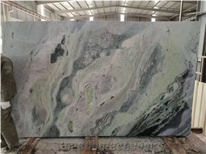 China Panda Green Marble Polished Big Slabs & Floor Tiles