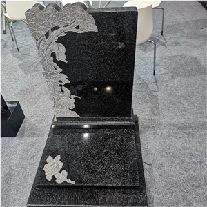 China Shanxi Black Granite Polished Sculptures Monument