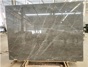 Chinese Peony Grey Marble Polished Big Slabs & Tiles