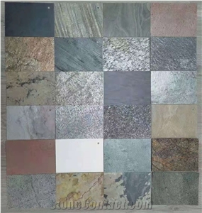 G0825 Silver Schist Brushed 3mm Ultrathin Wall Tiles