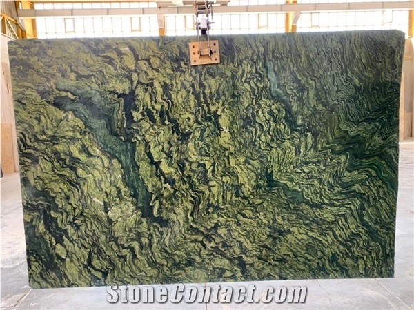 Iran Picasso Green Granite Polished Wall Slabs &Floor Tiles