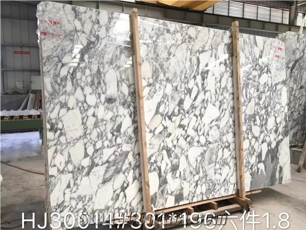 Italy Arabescato Corchia Marble White Polished Slabs & Tiles