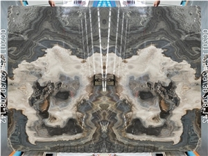 Marble Painting Onyx Polished Wall Covering Slabs & Tiles