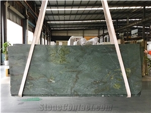 Oasis Green Marble with Random Veins Big Slabs and Tiles