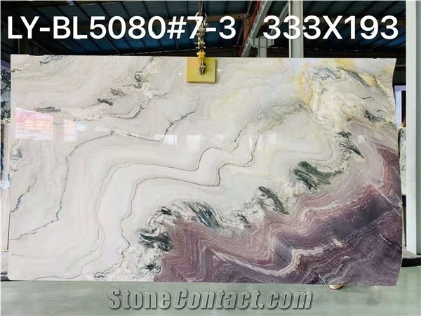 Purple East Quartzite Multicolor Polished Big Slabs & Tiles
