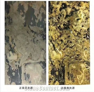 Schist Brushed 3mm Ultrathin Pervious Light Wall Slabs