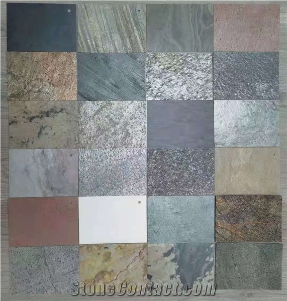 Schist Brushed 3mm Ultrathin Pervious Light Wall Slabs