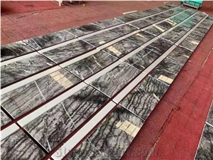 Silver Cedar Wood Grey Marble Polished Big Slabs&Floor Tiles