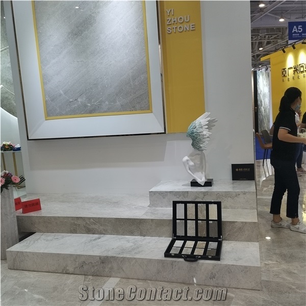 Turkey Castle Gray Marble Polished Wall Covering Tiles