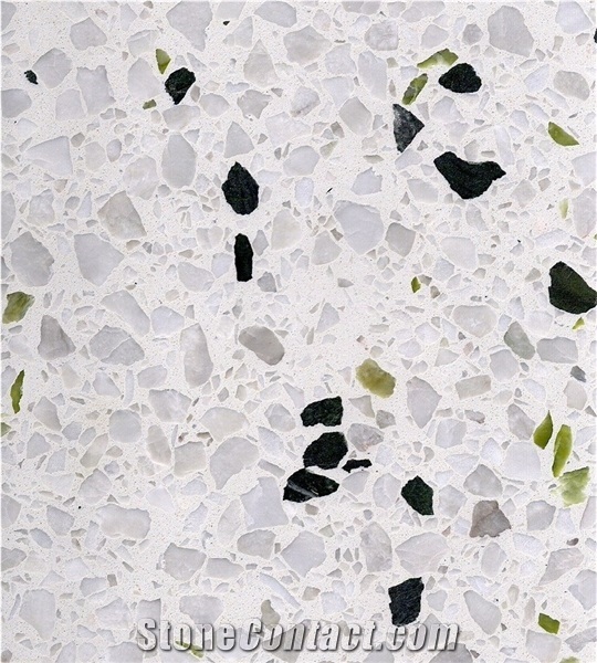 White Terrazzo Floor Tile Terrazzo Wall Cladding Terrazzo