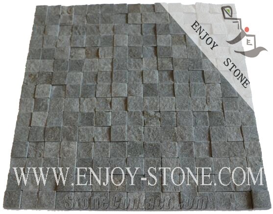 Grey Basalto, Andesite, Volcanic Mosaic Stone